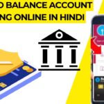 SBI Zero Balance Account Opening Online in Hindi